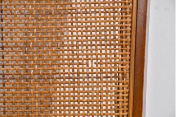 中古　超美品　maruni(マルニ木工)　地中海ロイヤルシリーズ　淡緑色の座面が上品なレティーロチェア4脚セット　定価(4脚合計)約32万円　(R-085827)