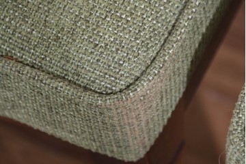 中古　超美品　maruni(マルニ木工)　地中海ロイヤルシリーズ　淡緑色の座面が上品なレティーロチェア4脚セット　定価(4脚合計)約32万円　(R-085827)