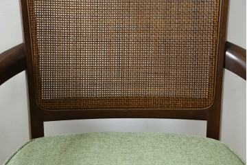 中古　超美品　maruni(マルニ木工)　地中海ロイヤルシリーズ　柔らかな曲線アームが魅力のレティーロチェア2脚セット　定価(2脚合計)約19万円　(R-085828)