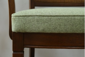 中古　超美品　maruni(マルニ木工)　地中海ロイヤルシリーズ　柔らかな曲線アームが魅力のレティーロチェア2脚セット　定価(2脚合計)約19万円　(R-085828)