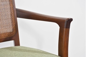 中古　超美品　maruni(マルニ木工)　地中海ロイヤルシリーズ　柔らかな曲線アームが魅力のレティーロチェア2脚セット　定価(2脚合計)約19万円　(R-085828)