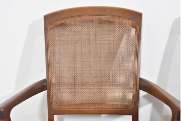 中古　超美品　maruni(マルニ木工)　地中海ロイヤルシリーズ　柔らかな曲線アームが魅力のレティーロチェア2脚セット　定価(2脚合計)約19万円　(R-085828)