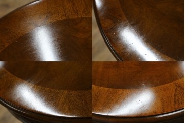 中古　DREXEL HERITAGE(ドレクセルヘリテイジ)　Cameo Classics(キャメオクラシックス)　気品ある曲面フォルムと木目が魅力のキドニーデスク　(R-085830)