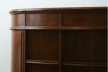 中古　DREXEL HERITAGE(ドレクセルヘリテイジ)　Cameo Classics(キャメオクラシックス)　気品ある曲面フォルムと木目が魅力のキドニーデスク　(R-085830)