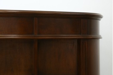 中古　DREXEL HERITAGE(ドレクセルヘリテイジ)　Cameo Classics(キャメオクラシックス)　気品ある曲面フォルムと木目が魅力のキドニーデスク　(R-085830)