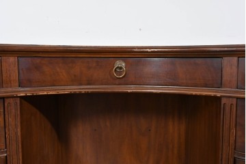 中古　DREXEL HERITAGE(ドレクセルヘリテイジ)　Cameo Classics(キャメオクラシックス)　気品ある曲面フォルムと木目が魅力のキドニーデスク　(R-085830)