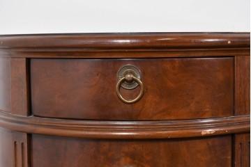 中古　DREXEL HERITAGE(ドレクセルヘリテイジ)　Cameo Classics(キャメオクラシックス)　気品ある曲面フォルムと木目が魅力のキドニーデスク　(R-085830)