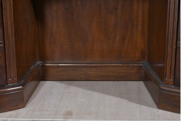 中古　DREXEL HERITAGE(ドレクセルヘリテイジ)　Cameo Classics(キャメオクラシックス)　気品ある曲面フォルムと木目が魅力のキドニーデスク　(R-085830)