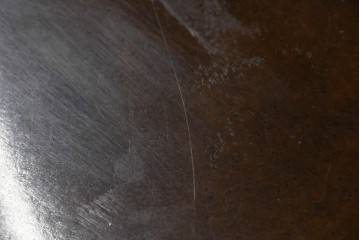 中古　DREXEL HERITAGE(ドレクセルヘリテイジ)　Cameo Classics(キャメオクラシックス)　気品ある曲面フォルムと木目が魅力のキドニーデスク　(R-085830)