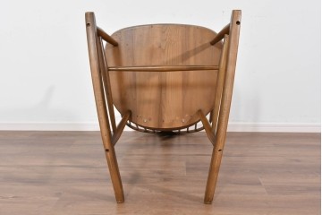 イギリスヴィンテージ　 美品　ERCOL(アーコール)　Chairmakers Chair(チェアメーカーズチェア)　曲木の美が際立つロッキングチェア　(R-085833)