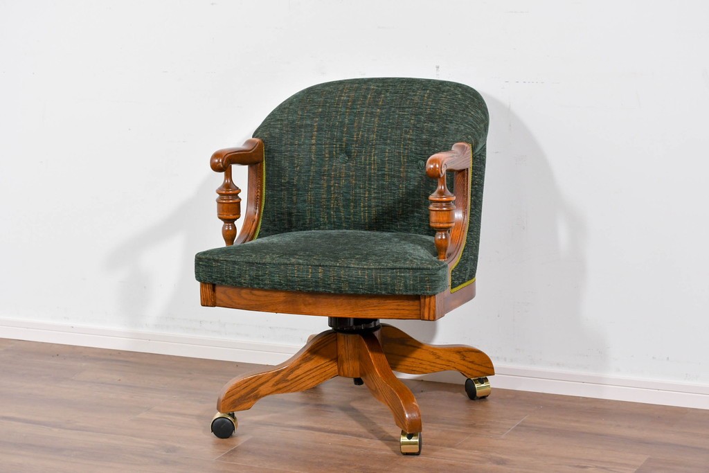 【ほぼ未使用】三越 カントリーハウス アームチェア キャスター付き 公式】アンティーク家具ラフジュ工房商品詳細ページ中古 美品!! 希少な