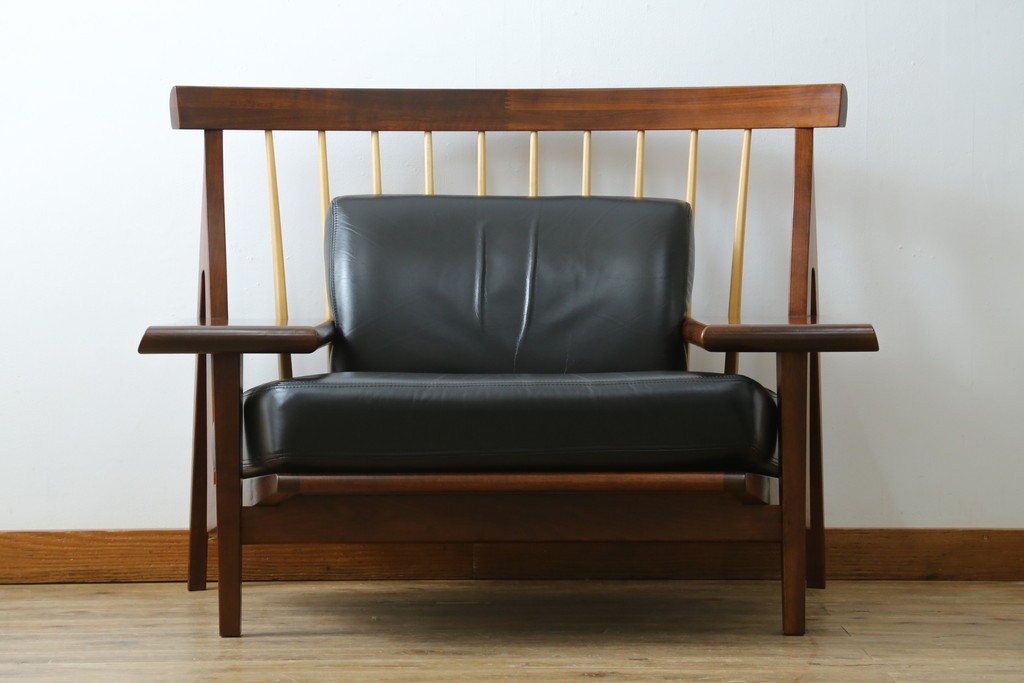 中古　美品　匠工房(TAKUMI KOHGEI)　AMEDEO(アメディオ)　スポークデザインが印象的なチェア　定価約60万円　(R-085835)