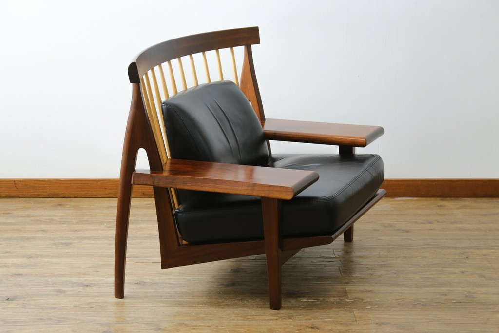中古　美品　匠工房(TAKUMI KOHGEI)　AMEDEO(アメディオ)　スポークデザインが印象的なチェア　定価約60万円　(R-085835)