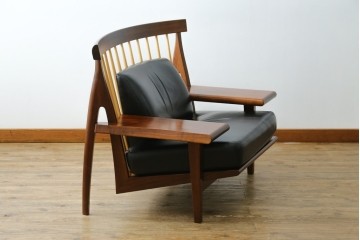 中古　美品　匠工房(TAKUMI KOHGEI)　AMEDEO(アメディオ)　スポークデザインが印象的なチェア　定価約60万円　(R-085835)