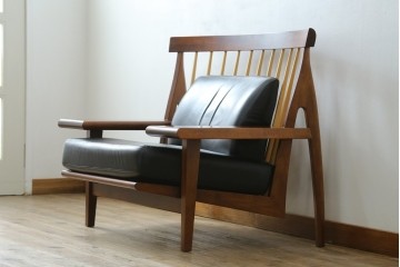 中古　美品　匠工房(TAKUMI KOHGEI)　AMEDEO(アメディオ)　スポークデザインが印象的なチェア　定価約60万円　(R-085835)