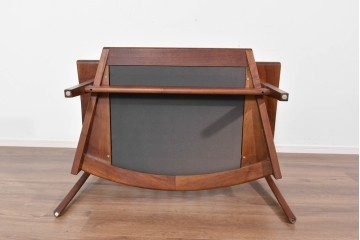 中古　美品　匠工房(TAKUMI KOHGEI)　AMEDEO(アメディオ)　スポークデザインが印象的な1人掛けソファ　定価約60万円　(R-085835)