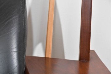 中古　美品　匠工房(TAKUMI KOHGEI)　AMEDEO(アメディオ)　スポークデザインが印象的な1人掛けソファ　定価約60万円　(R-085835)