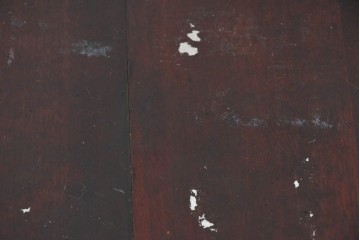 和製ヴィンテージ　松本民芸家具　M型バタフライ卓(楕円)　重厚な脚部デザインのバタフライテーブル　定価約28万円　(R-085836)