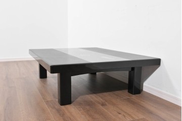 中古　輪島塗り　北清右衛門　雅やかな蒔絵が施された座卓　定価約130万円　(R-085837)