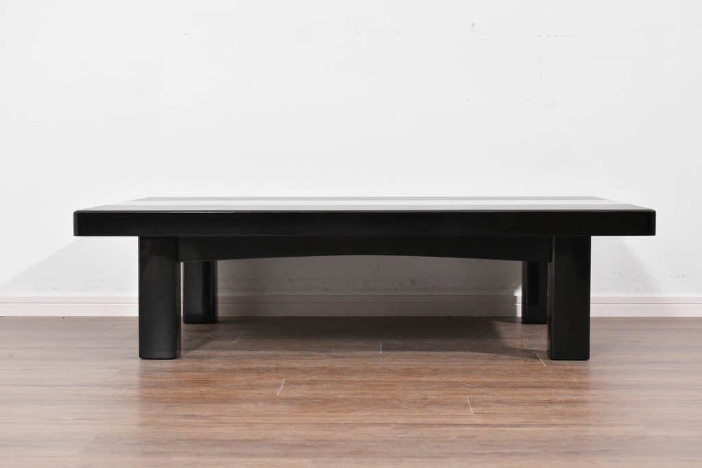 中古　輪島塗り　北清右衛門　雅やかな蒔絵が施された座卓　定価約130万円　(R-085837)