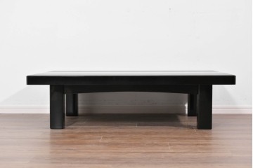 中古　輪島塗り　北清右衛門　雅やかな蒔絵が施された座卓　定価約130万円　(R-085837)