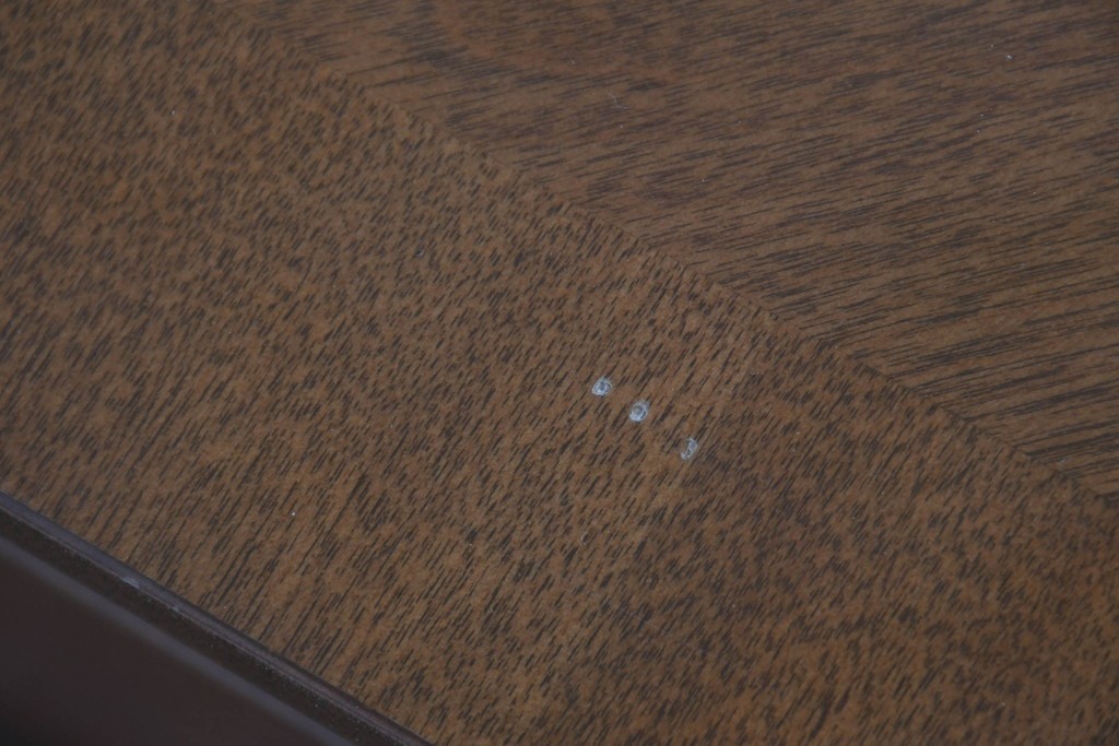 中古　美品　特注品　国産職人手作り　某上場企業会長邸放出品　上質な木肌のセンターテーブル　製作費約27万円　(R-085838)