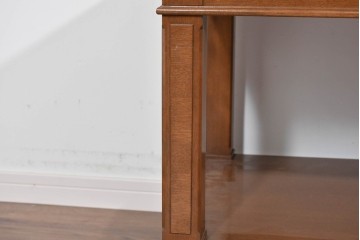 中古　美品　特注品　国産職人手作り　某上場企業会長邸放出品　上質な木肌のセンターテーブル　製作費約27万円　(R-085838)