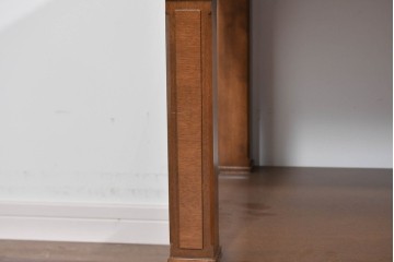 中古　美品　特注品　国産職人手作り　某上場企業会長邸放出品　上質な木肌のセンターテーブル　製作費約27万円　(R-085839)