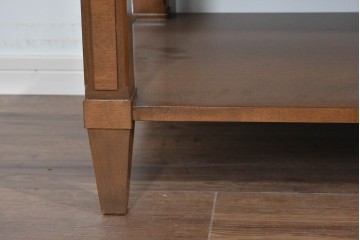 中古　美品　特注品　国産職人手作り　某上場企業会長邸放出品　上質な木肌のセンターテーブル　製作費約27万円　(R-085839)