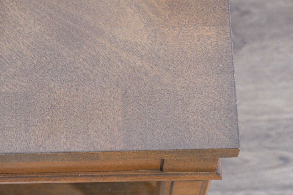 中古　美品　特注品　国産職人手作り　某上場企業会長邸放出品　上質な木肌のセンターテーブル　製作費約27万円　(R-085839)