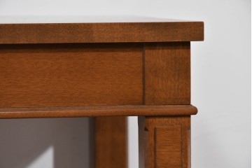 中古　美品　特注品　国産職人手作り　某上場企業会長邸放出品　上質な木肌のセンターテーブル　製作費約27万円　(R-085839)