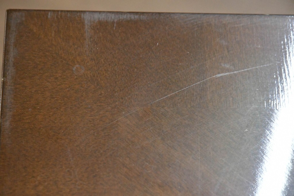 中古　美品　特注品　国産職人手作り　某上場企業会長邸放出品　上質な木肌のセンターテーブル　製作費約27万円　(R-085839)