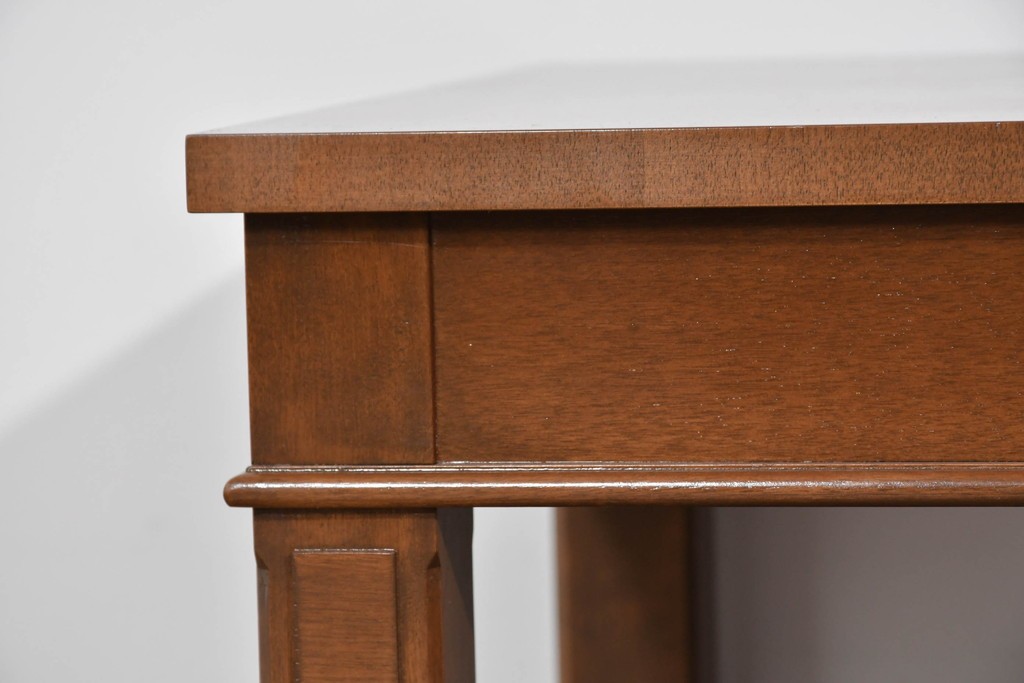 中古　美品　特注品　国産職人手作り　某上場企業会長邸放出品　上質な木肌のセンターテーブル　製作費約27万円　(R-085840)