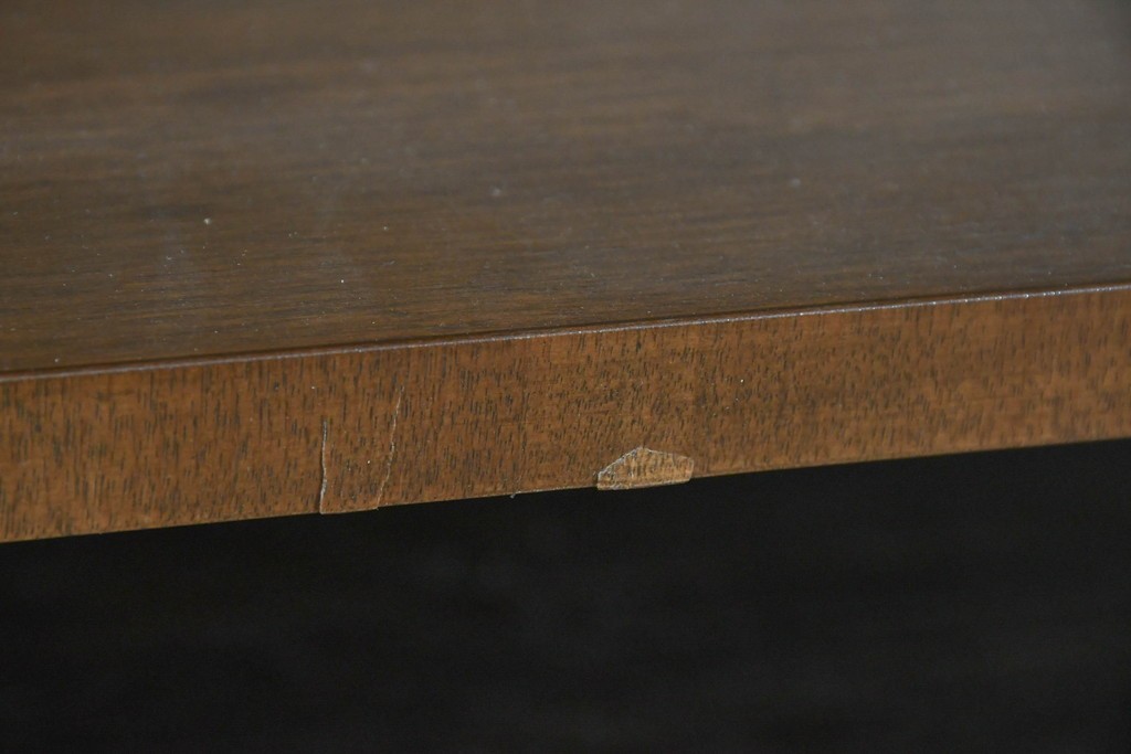 中古　美品　特注品　国産職人手作り　某上場企業会長邸放出品　上質な木肌のセンターテーブル　製作費約27万円　(R-085840)