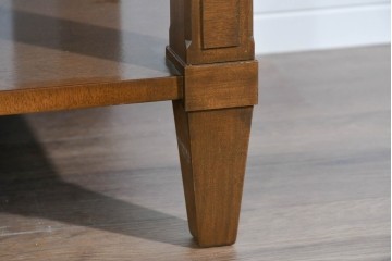 中古　美品　特注品　国産職人手作り　某上場企業会長邸放出品　上質な木肌のセンターテーブル　製作費約27万円　(R-085840)