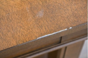 中古　美品　特注品　国産職人手作り　某上場企業会長邸放出品　上質な木肌のセンターテーブル　製作費約27万円　(R-085840)