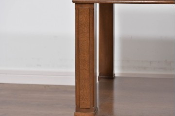 中古　美品　特注品　国産職人手作り　某上場企業会長邸放出品　上質な木肌のセンターテーブル　製作費約27万円　(R-085841)