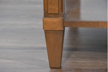 中古　美品　特注品　国産職人手作り　某上場企業会長邸放出品　上質な木肌のセンターテーブル　製作費約27万円　(R-085841)