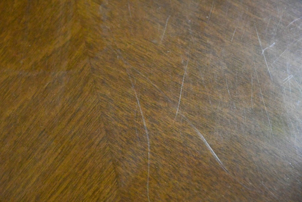 中古　美品　特注品　国産職人手作り　某上場企業会長邸放出品　上質な木肌のセンターテーブル　製作費約27万円　(R-085841)