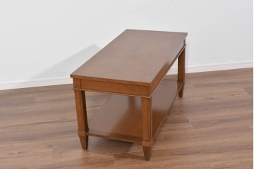 中古　美品　特注品　国産職人手作り　某上場企業会長邸放出品　上質な木肌のセンターテーブル　製作費約27万円　(R-085842)