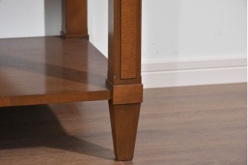 中古　美品　特注品　国産職人手作り　某上場企業会長邸放出品　上質な木肌のセンターテーブル　製作費約27万円　(R-085842)