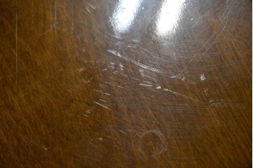 中古　美品　特注品　国産職人手作り　某上場企業会長邸放出品　上質な木肌のセンターテーブル　製作費約27万円　(R-085843)