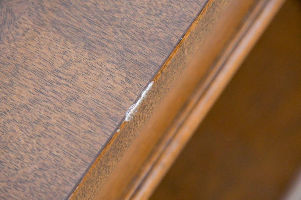 中古　美品　特注品　国産職人手作り　某上場企業会長邸放出品　上質な木肌のセンターテーブル　製作費約27万円　(R-085843)