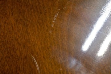 中古　美品　特注品　国産職人手作り　某上場企業会長邸放出品　上質な木肌のセンターテーブル　製作費約27万円　(R-085843)