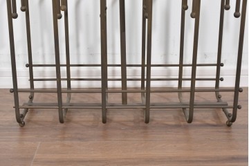 ヴィンテージ　真鍮製　柔らかな曲線美が魅力のスリッパラック　(R-085844)