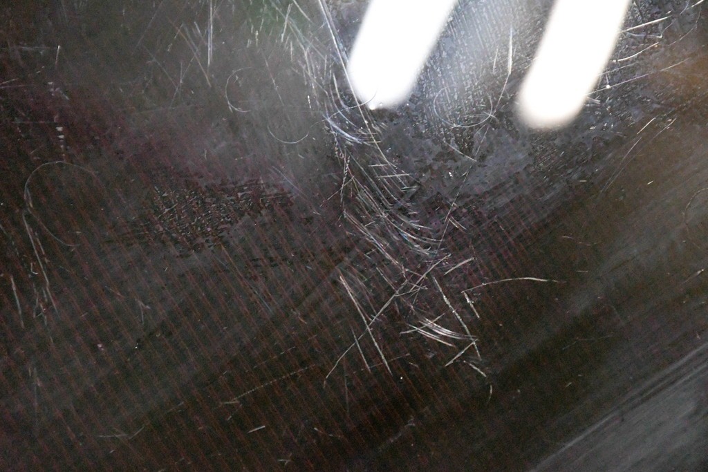 ヨーロッパヴィンテージ　希少デザイン　真鍮×黒ガラスのミッドセンチュリーなトロリーワゴン　(R-085845)