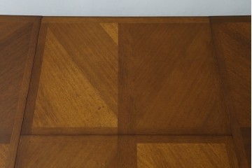 中古　maruni(マルニ木工)　地中海ロイヤルシリーズ(ROYAL)　端正な脚部と柔らかな輪郭が調和するエクステンションテーブル　定価約33万円　(R-085847)