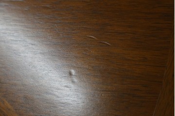 中古　maruni(マルニ木工)　地中海ロイヤルシリーズ(ROYAL)　端正な脚部と柔らかな輪郭が調和するエクステンションテーブル　定価約33万円　(R-085847)