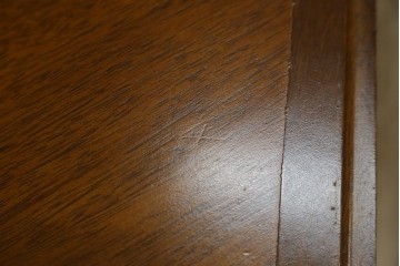 中古　maruni(マルニ木工)　地中海ロイヤルシリーズ(ROYAL)　端正な脚部と柔らかな輪郭が調和するエクステンションテーブル　定価約33万円　(R-085847)