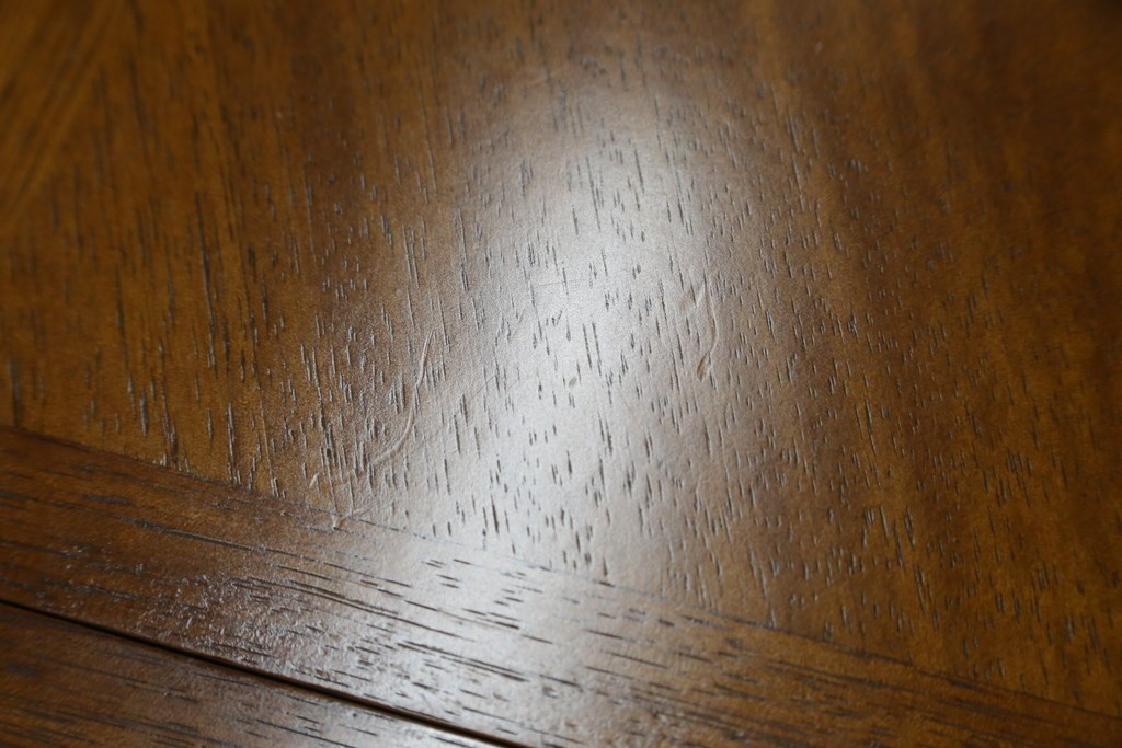 中古　maruni(マルニ木工)　地中海ロイヤルシリーズ(ROYAL)　端正な脚部と柔らかな輪郭が調和するエクステンションテーブル　定価約33万円　(R-085847)